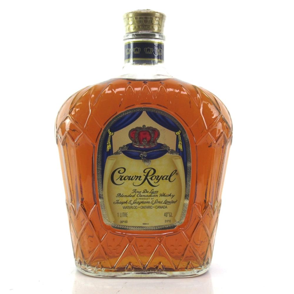 Seagram's Crown Royal 1 Litre 1980s