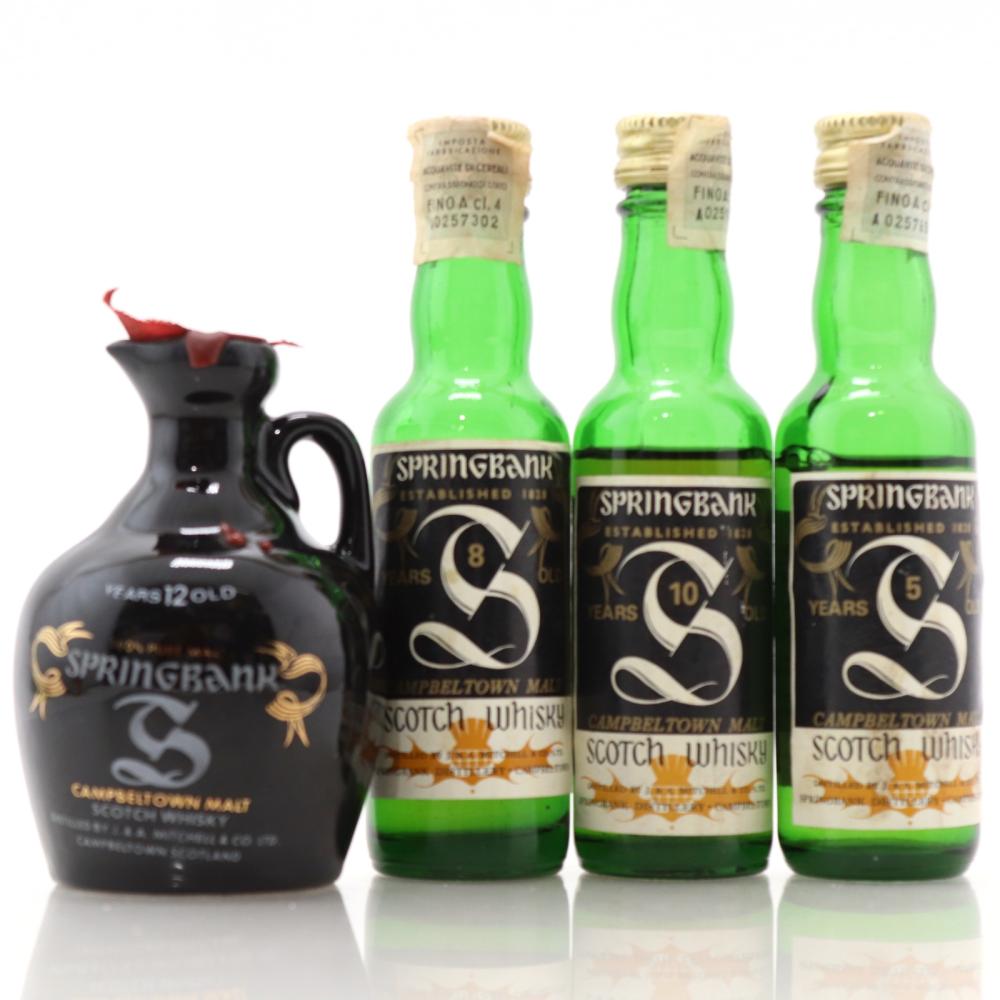 Springbank Miniatures 4 x 5cl
