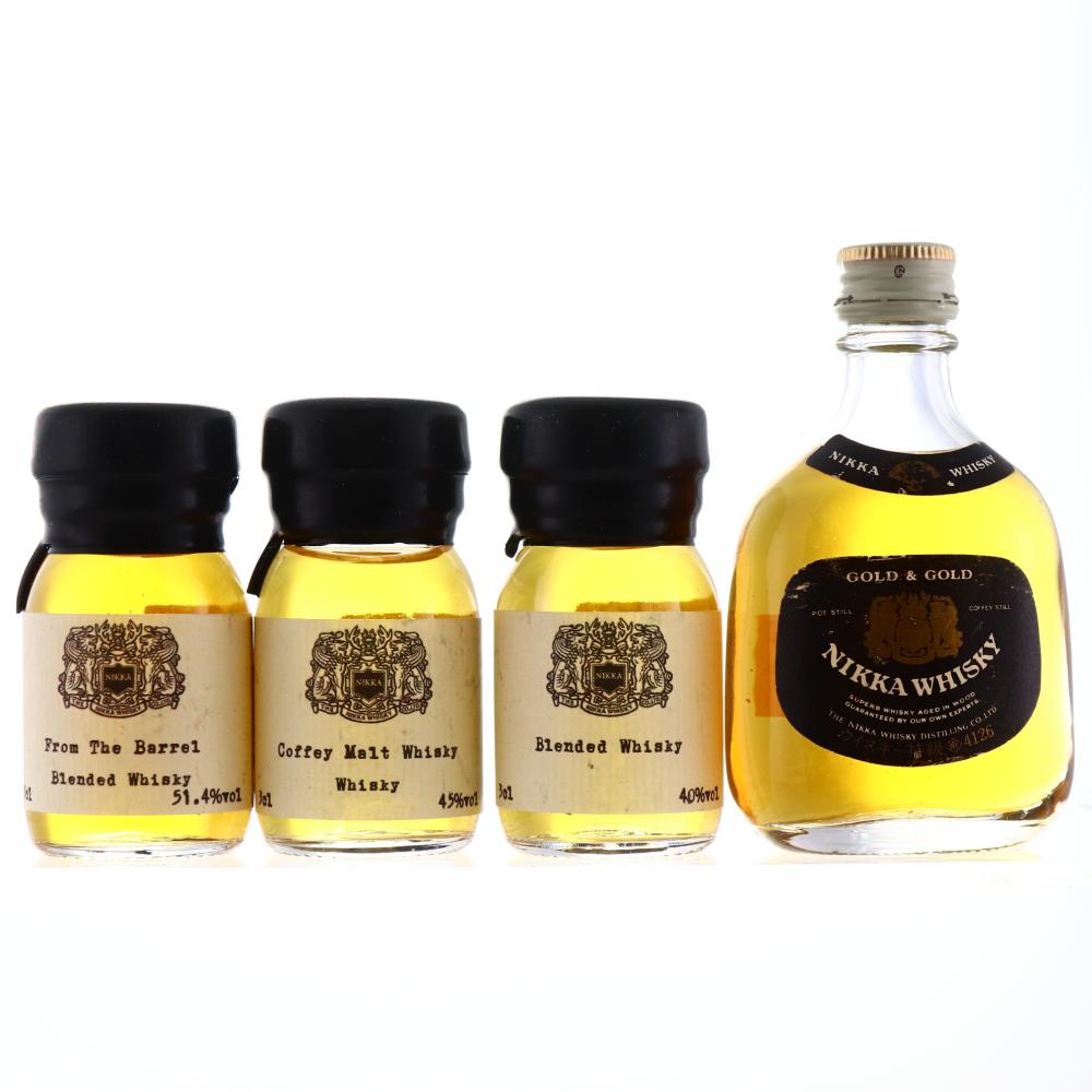 Nikka Whisky Miniatures x 4