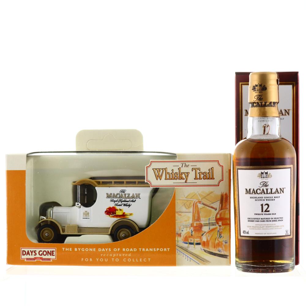 Macallan 12 Year Old Miniature 5cl / Includes Whisky Trail Van