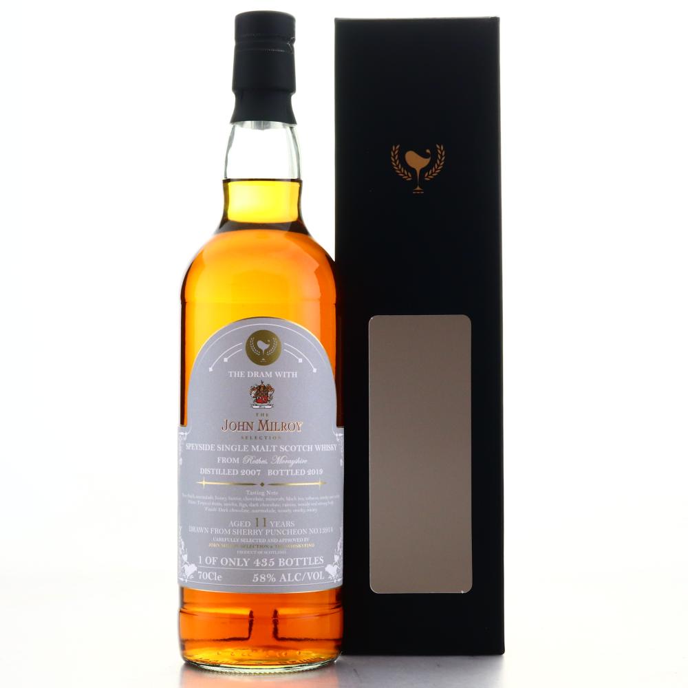 Glenrothes 2007 John Milroy 11 Year Old