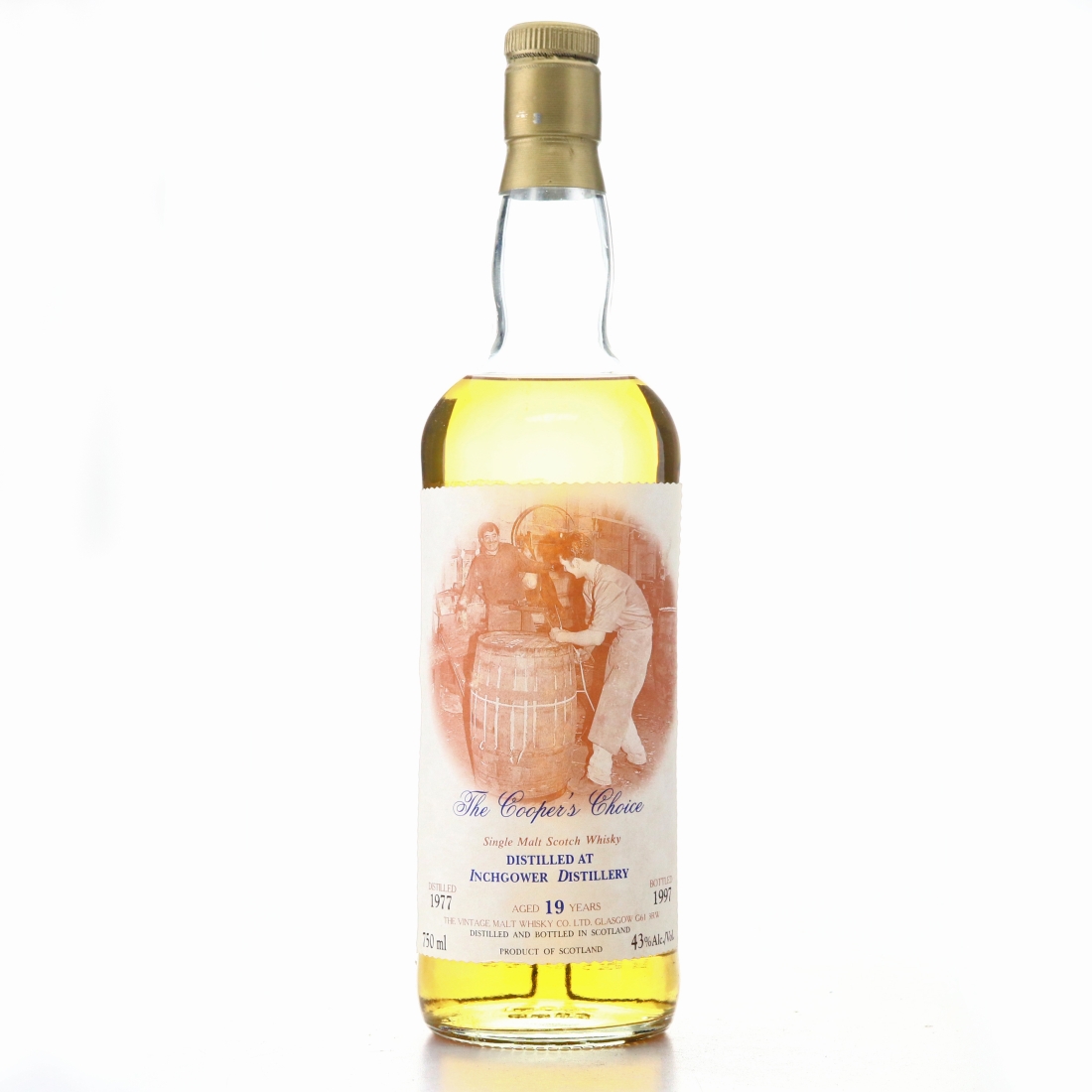 Inchgower 1977 Cooper's Choice 19 Year Old 75cl / US Import