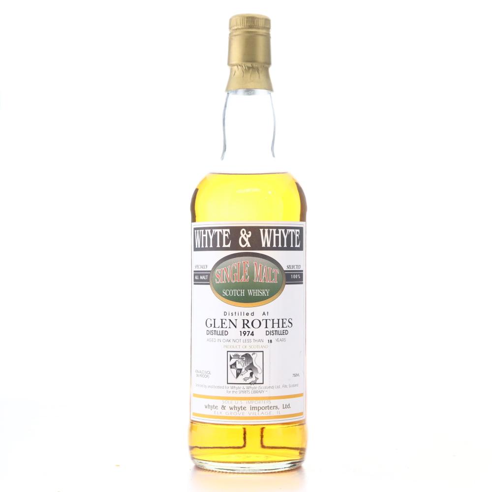 Glenrothes 1974 Whyte and Whyte 18 Year Old 75cl / Spirits Library