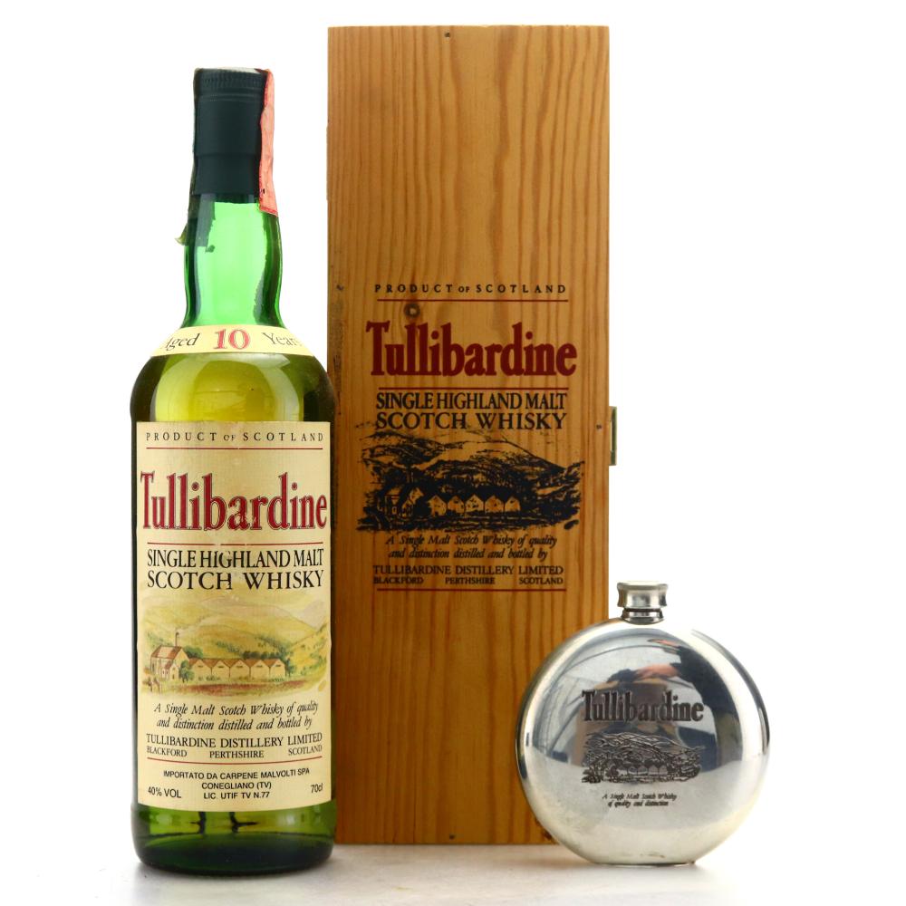 Tullibardine 10 Year Old 1990s / with Hip Flask