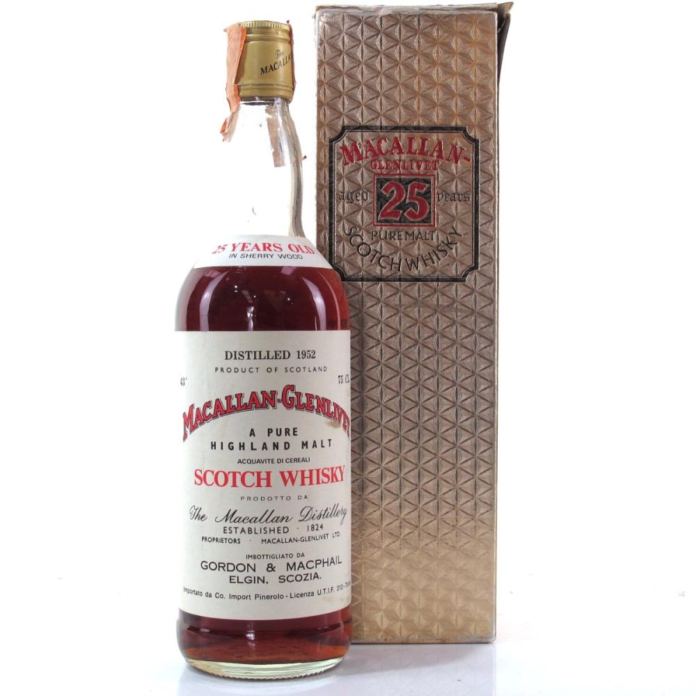 Macallan 1952 Gordon and MacPhail 25 Year Old