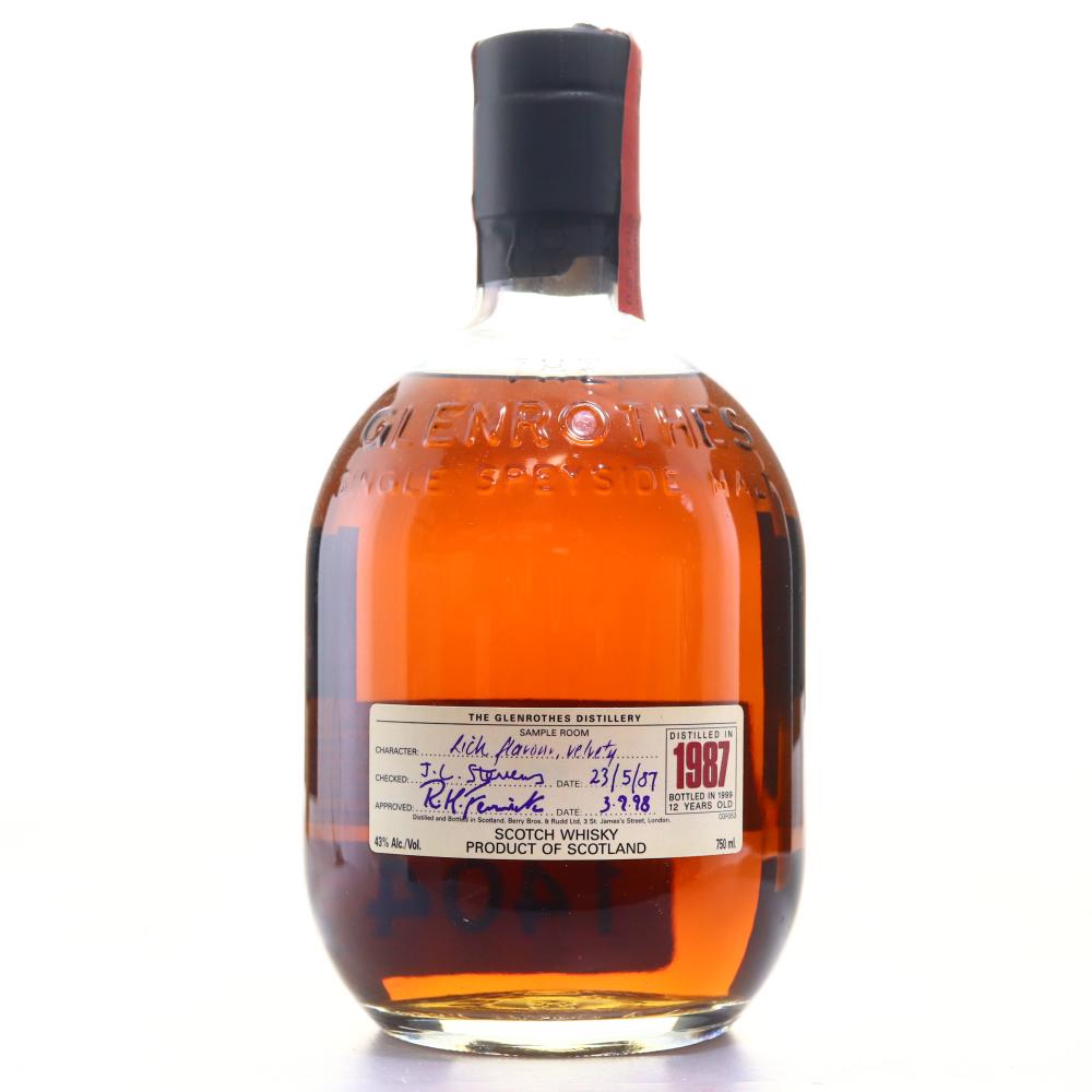 Glenrothes 1987 12 Year Old 75cl / US Import