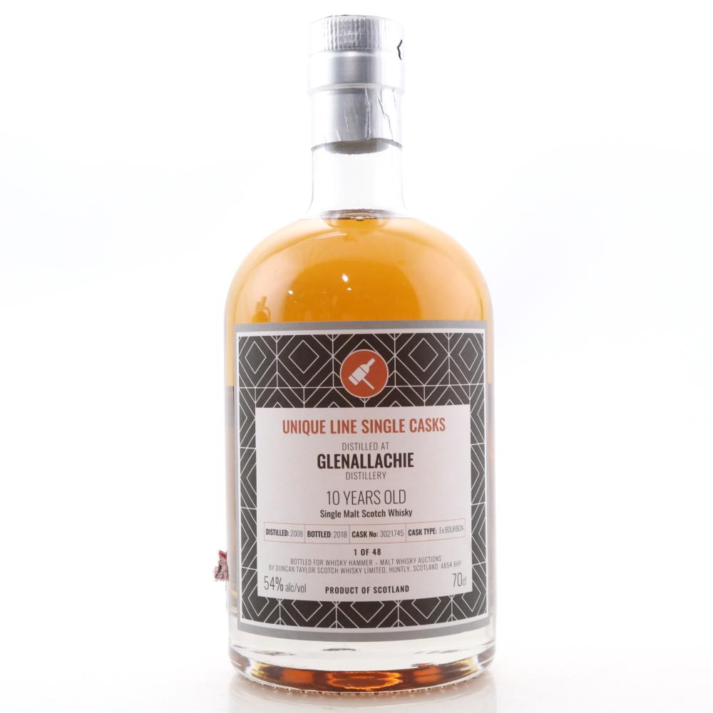 Glenallachie 2008 Unique Line Single Cask 10 Year Old
