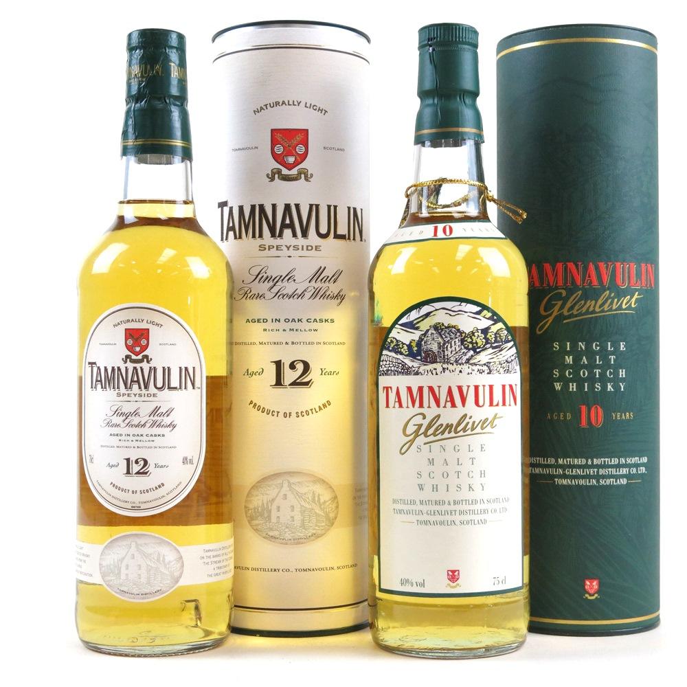 Tamnavulin 10 and 12 Year Old 1990s / 1 x 75cl and 1 x 70cl