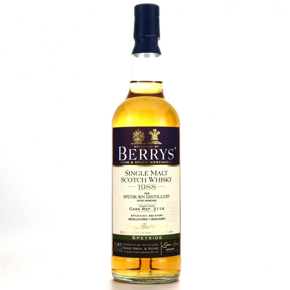 Speyburn 1988 Berry Bros and Rudd 26 Year Old