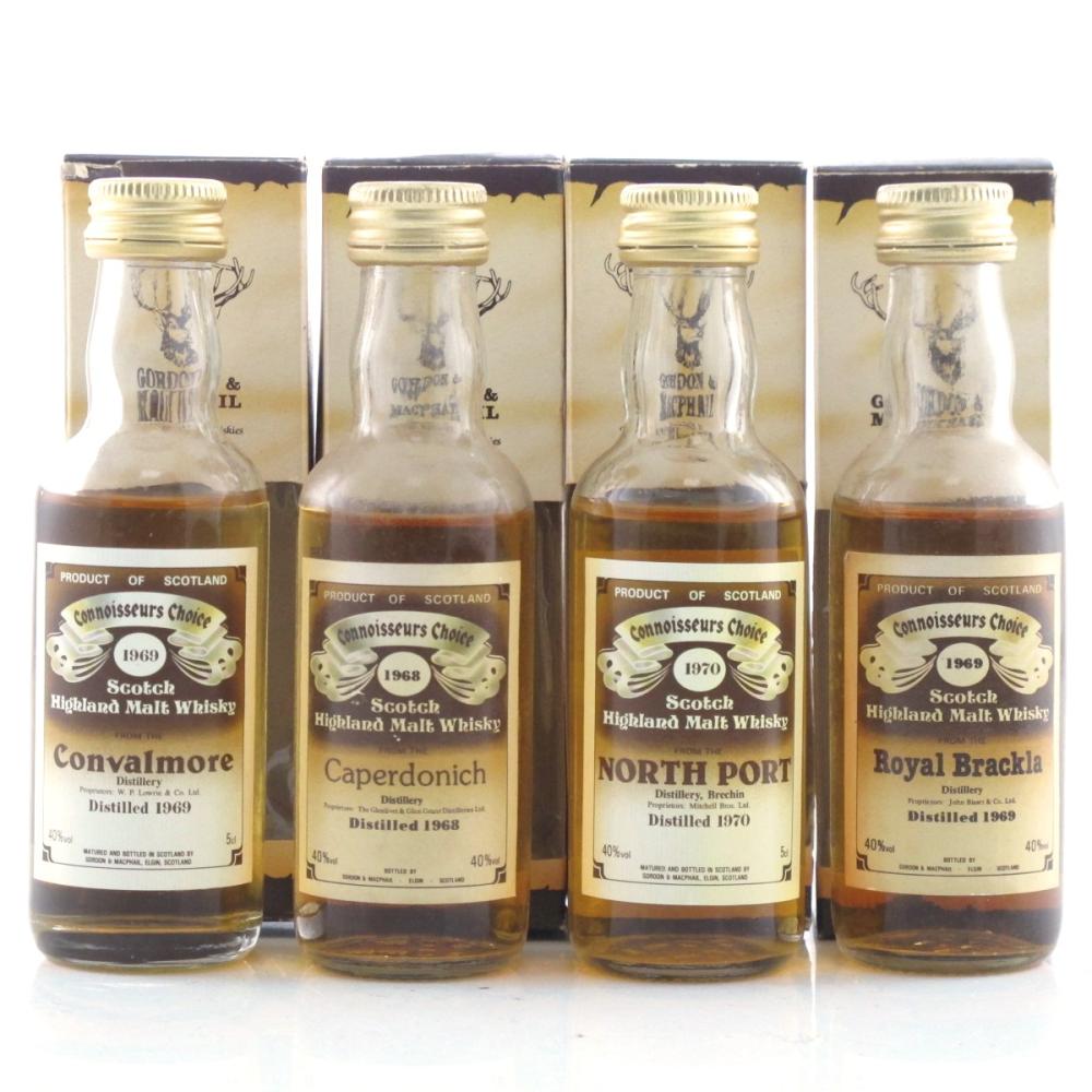 Gordon and MacPhail Miniature Selection x 4 / includes 1969 Convalmore