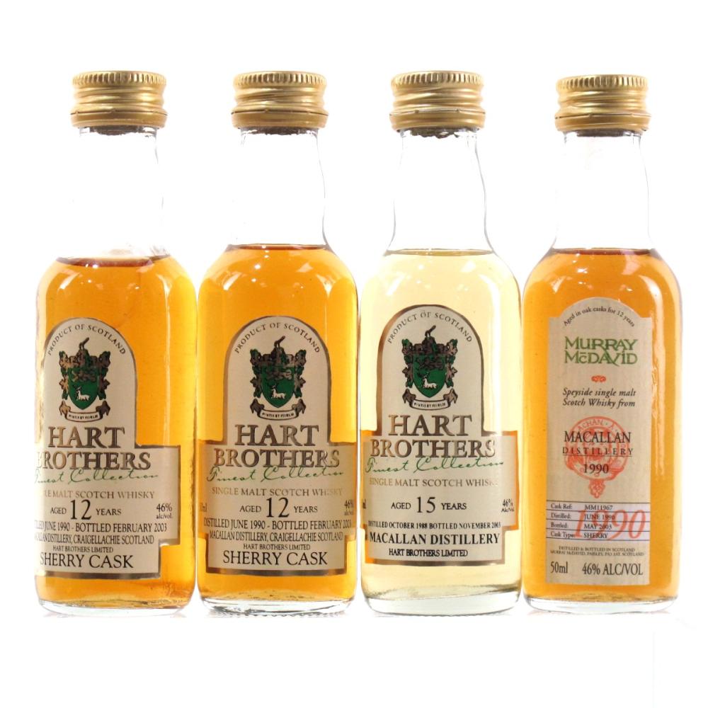 Macallan Independently Bottled Miniature Selection 4 x 5cl