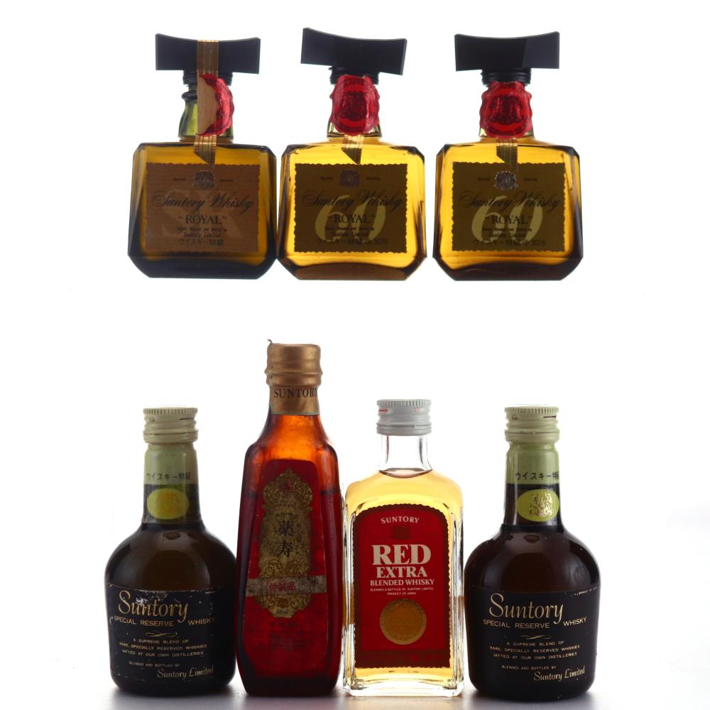 Suntory Miniatures x 7