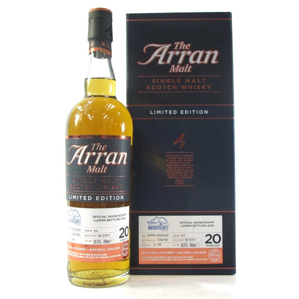 Arran 1997 Single Cask 20 Year Old #614 / Whiskyschiff Luzern 2018