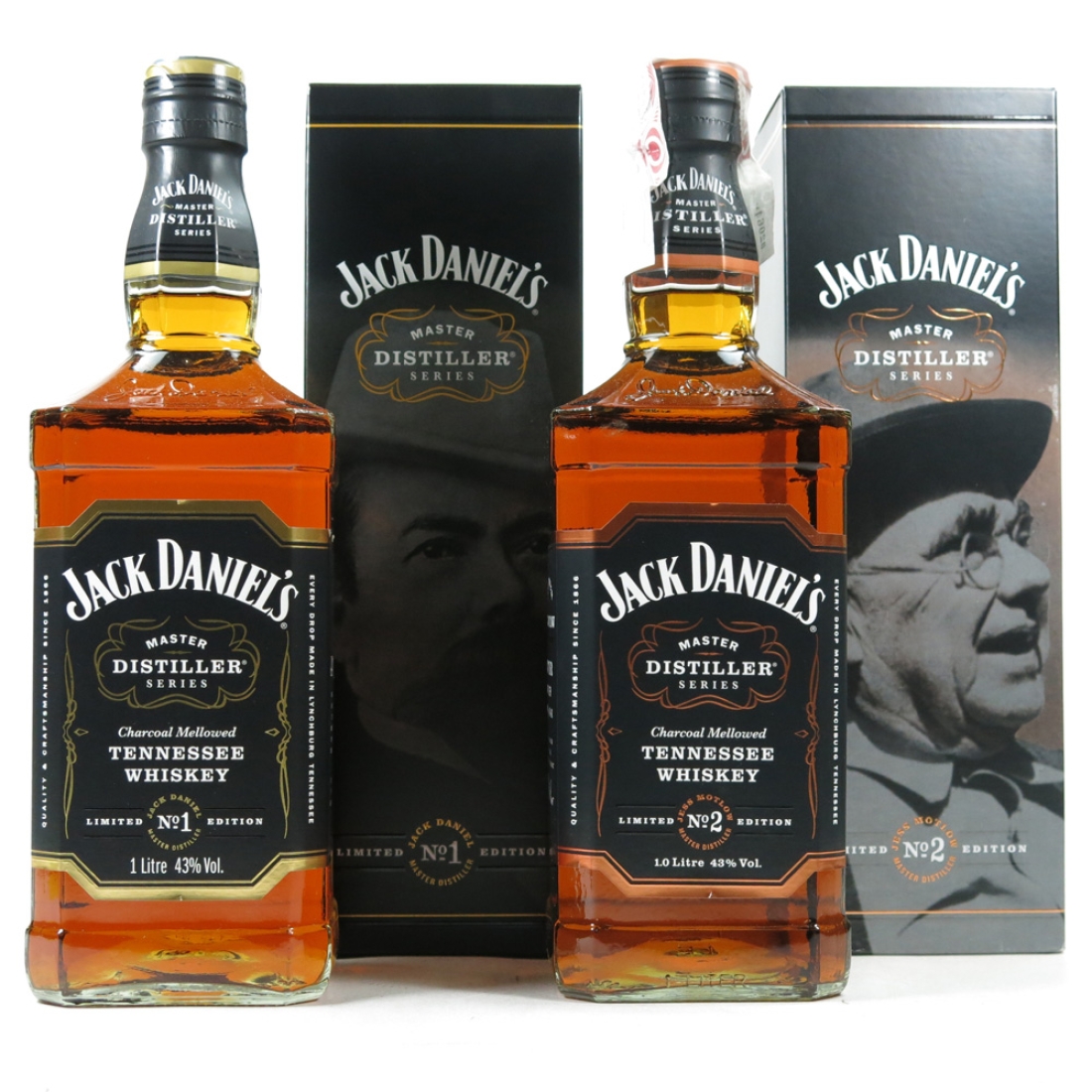 Jack Daniel's Master Distiller Batch #1 and #2 / 2 x 1 Litre
