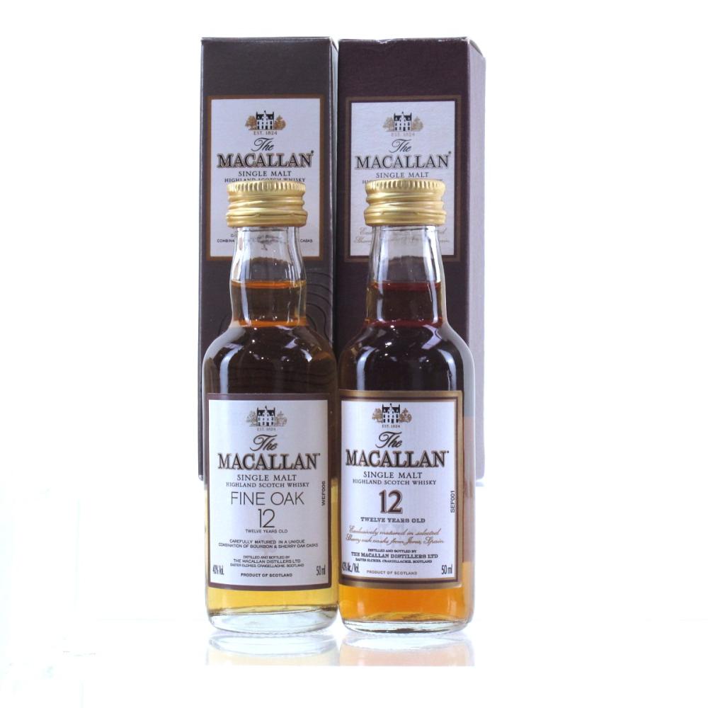 Macallan 12 Year Old Miniatures 2 x 5cl