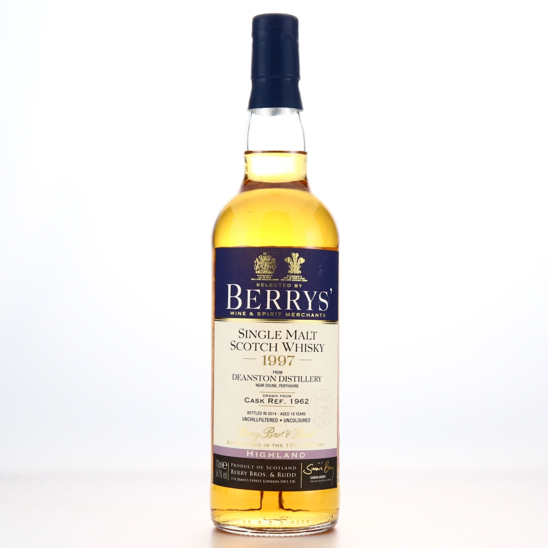 Deanston 1997 Berry Brothers and Rudd 16 Year Old