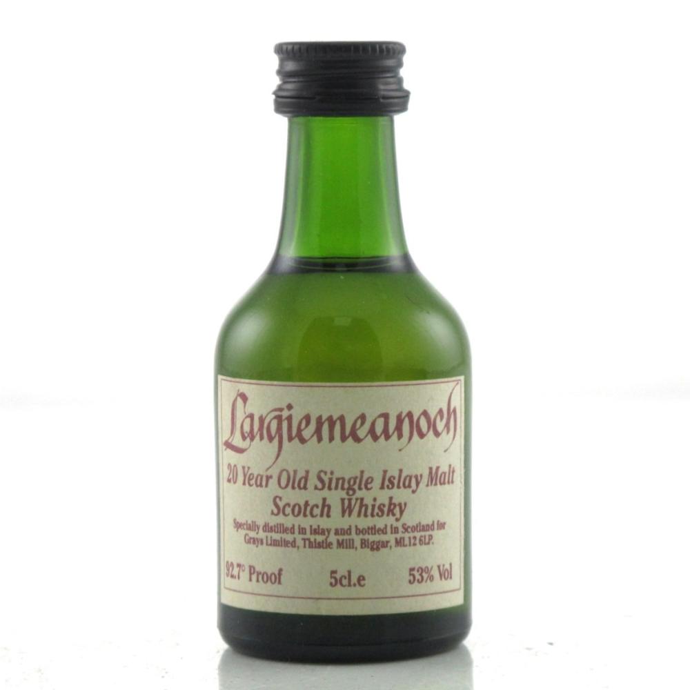 Largiemeanoch Whisky Connoisseur 20 Year Old Miniature 5cl / Bowmore