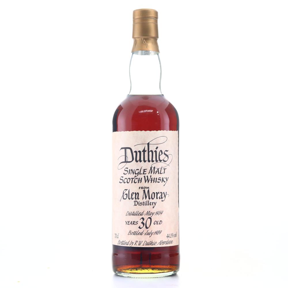 Glen Moray 1959 Duthies 30 Year Old