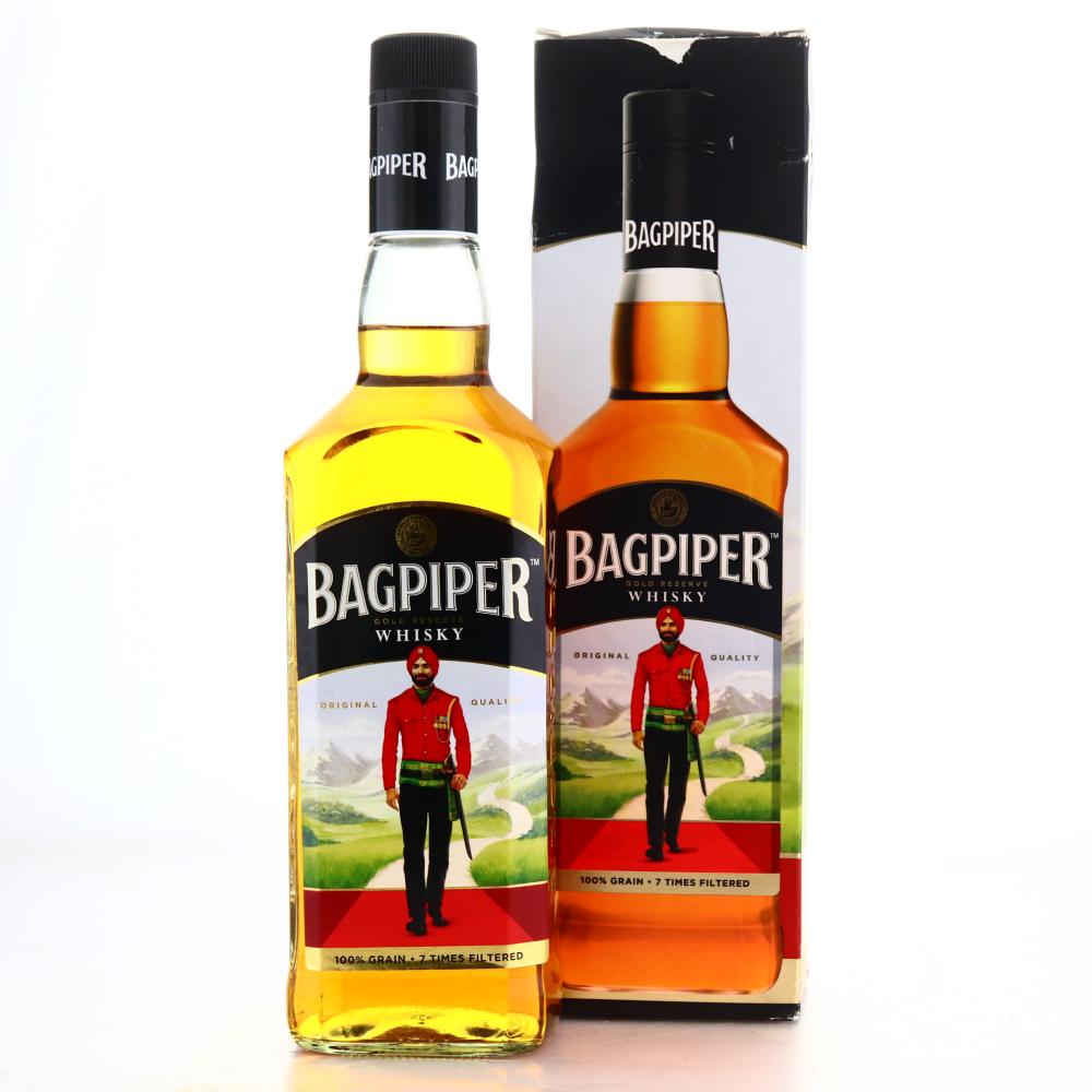 Bagpiper Gold Reserve Indian Whisky 75cl