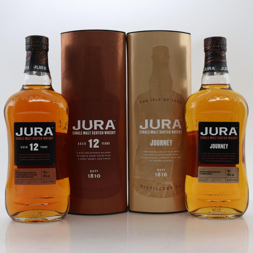 Jura Journey & 12 Year Old 2 x 70cl