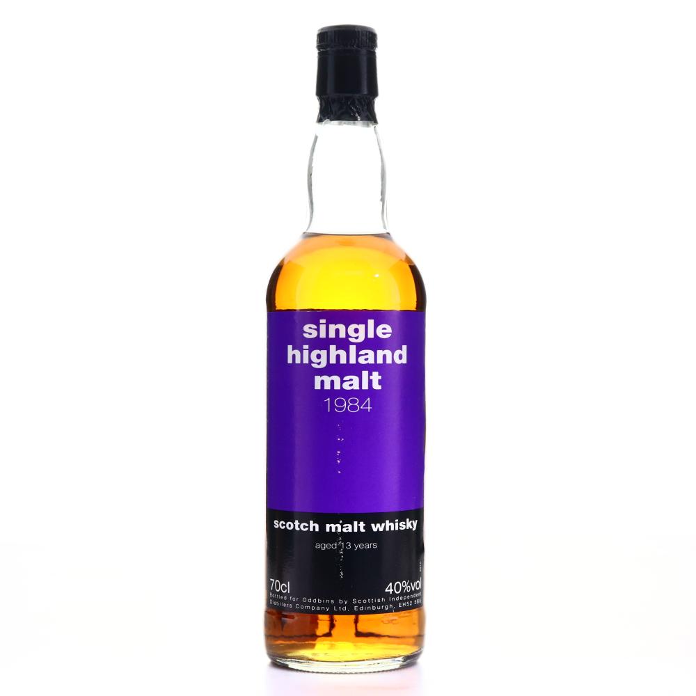 Highland Single Malt 1984 Oddbins 13 Year Old