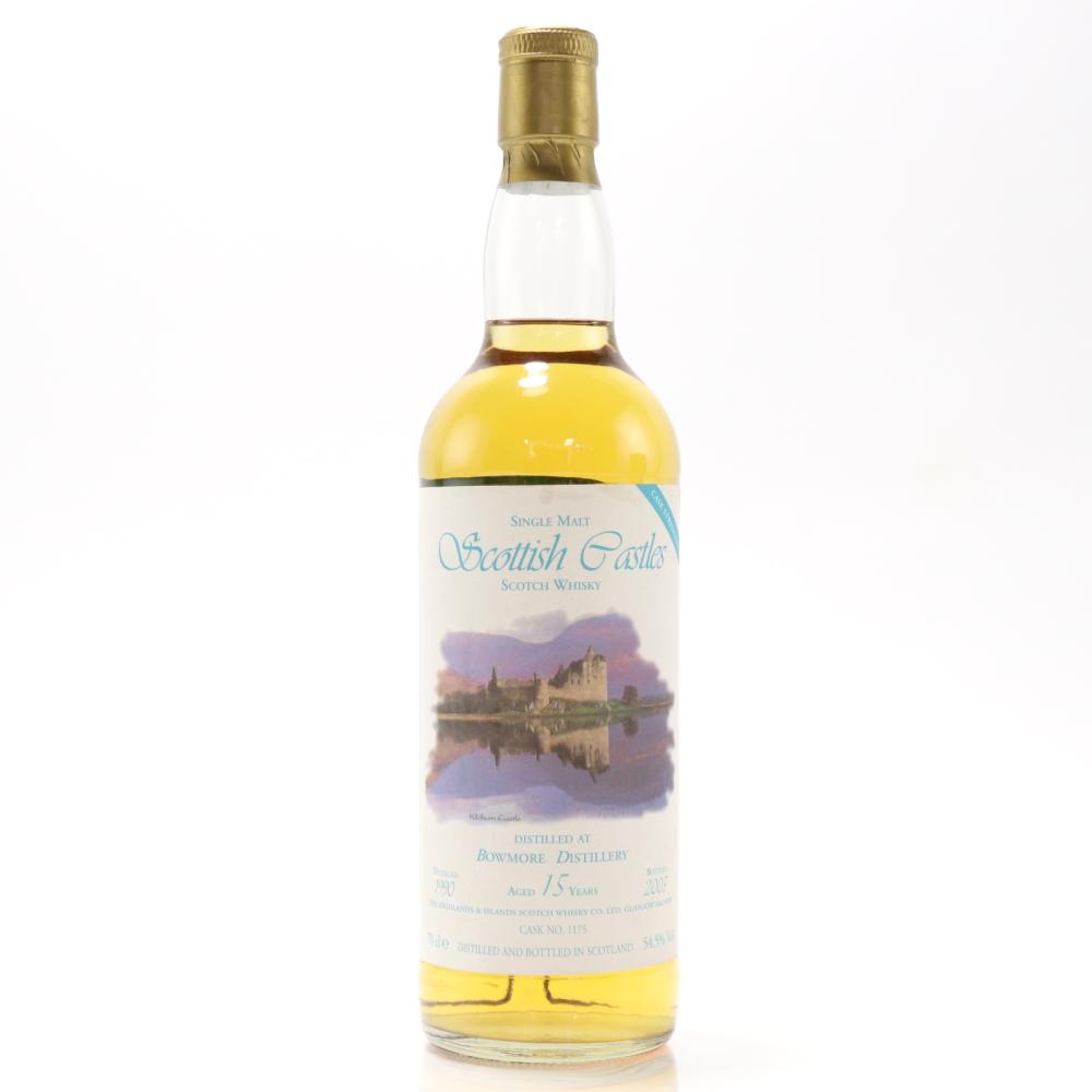 Bowmore 1990 Jack Wiebers 15 Year Old / Scottish Castles