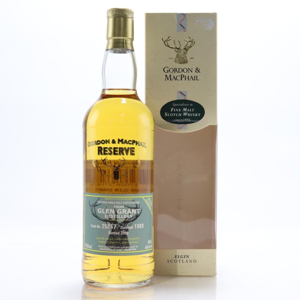 Glen Grant 1989 Gordon and MacPhail Reserve 75cl / Maxwell Street Trading