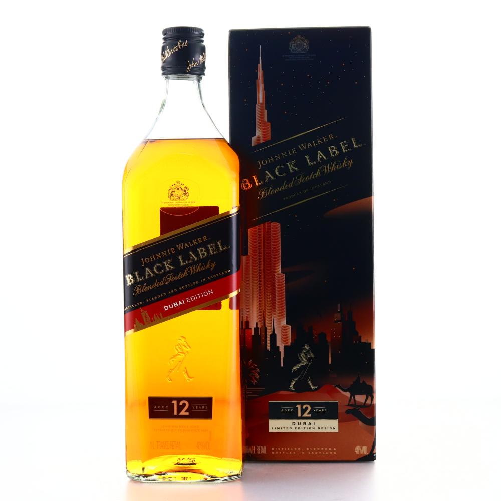 Johnnie Walker 12 Year Old Black Label Dubai Edition 1 Litre