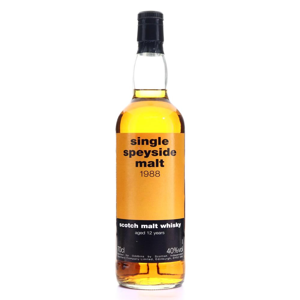 Speyside Single Malt 1988 Oddbins 12 Year Old