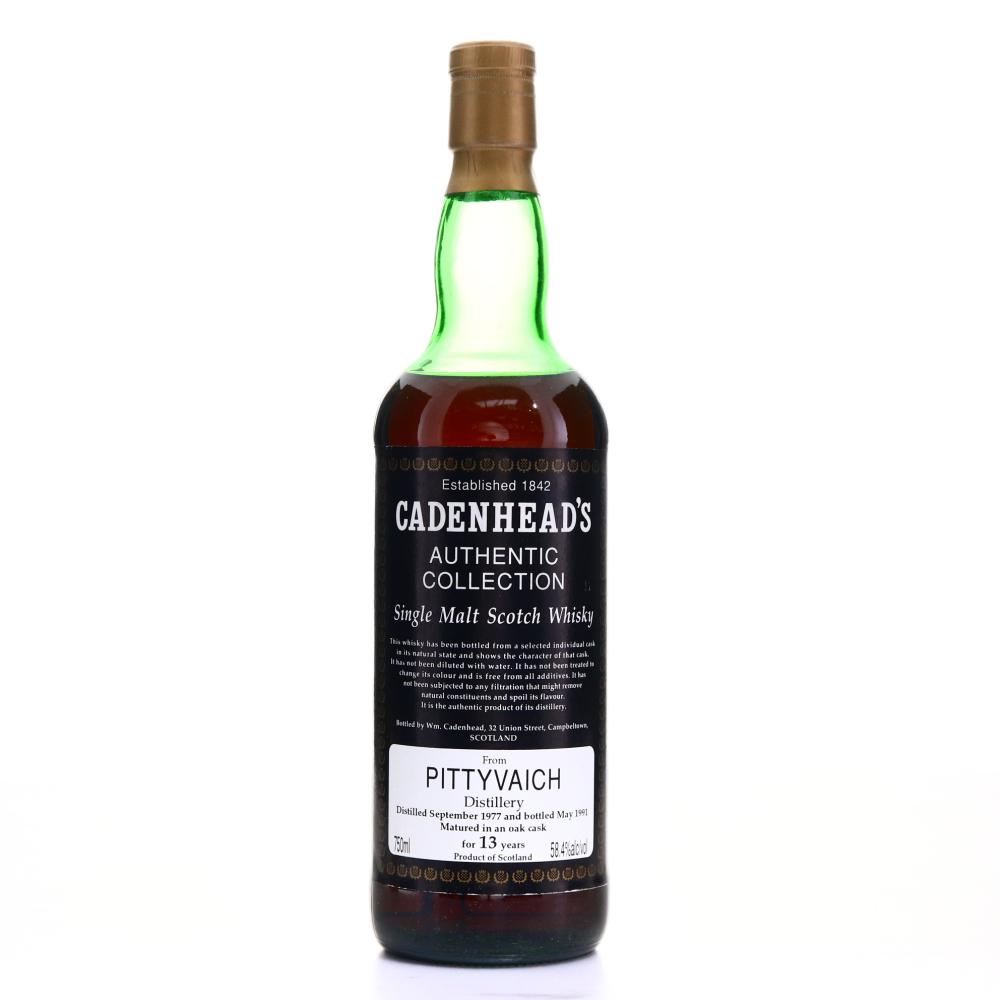 Pittyvaich 1977 Cadenhead's 13 Year Old 75cl / 150th Anniversary