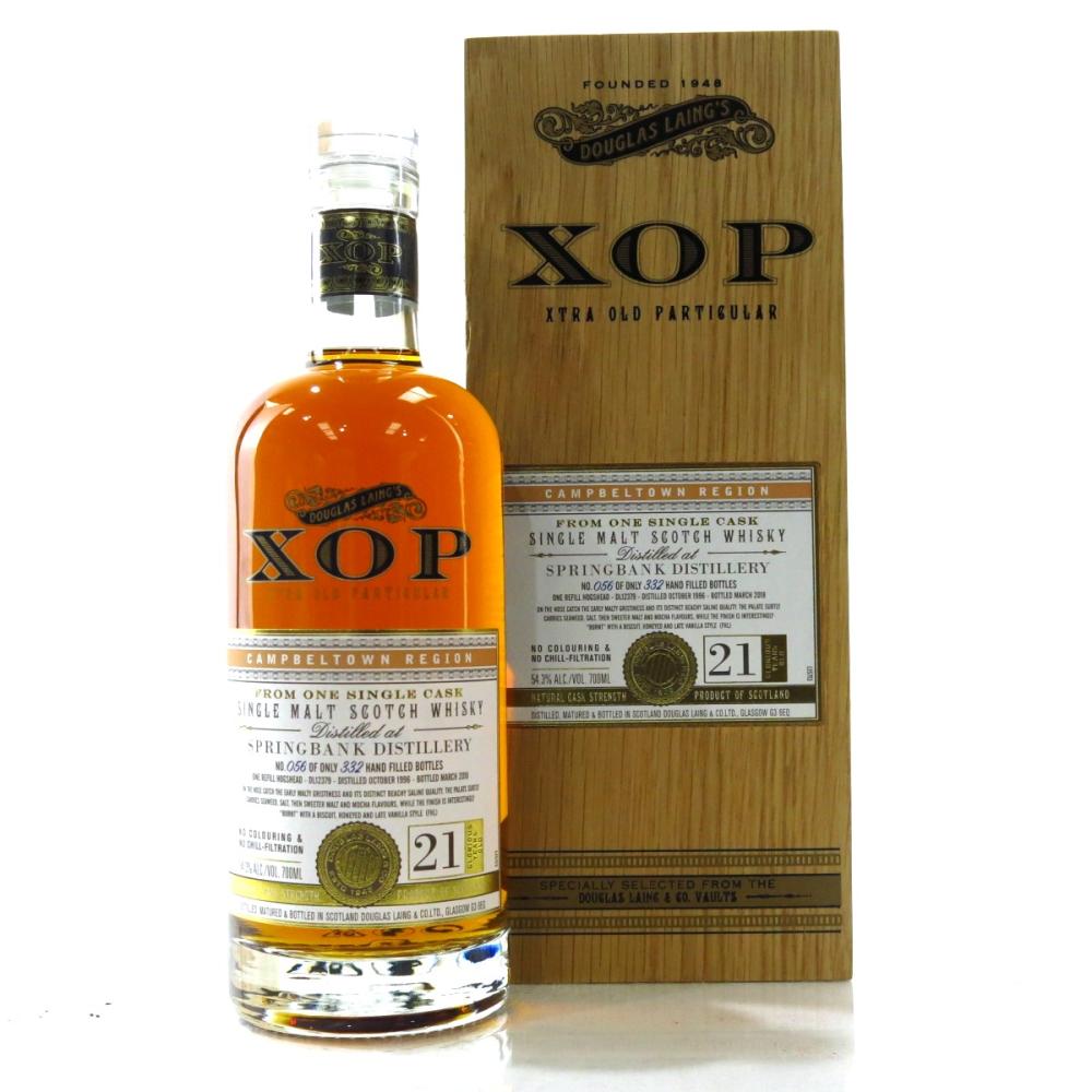 Springbank 1996 Douglas Laing 21 Year Old / XOP