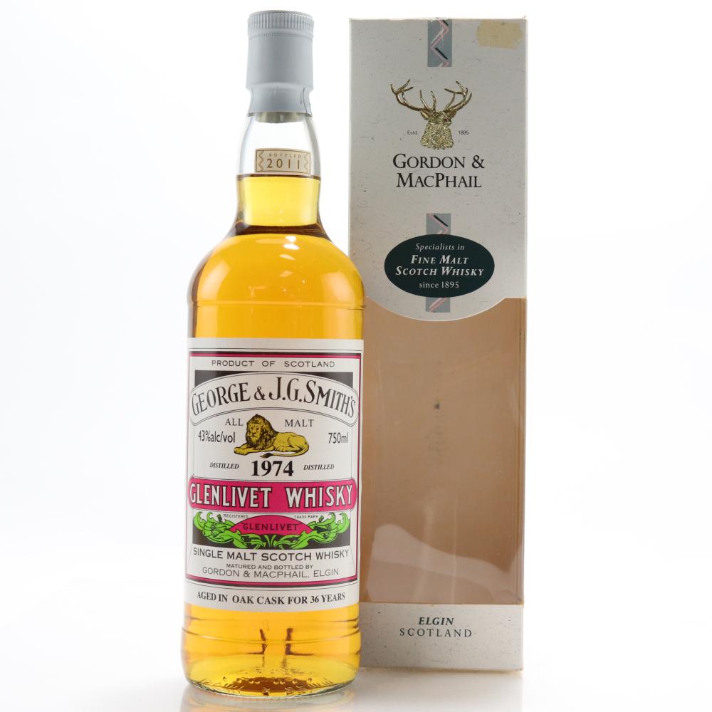 Glenlivet 1974 Gordon and MacPhail 36 Year Old 75cl / US Import