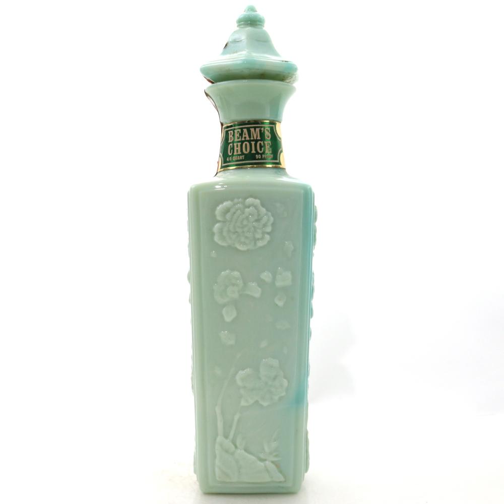 Jim Beam's Choice 8 Year Old Decanter 1970s / White Flower