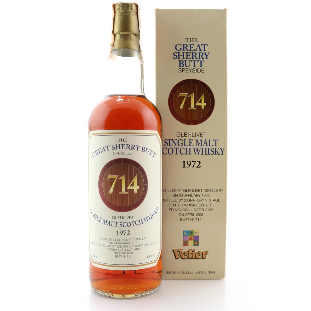 Glenlivet 1972 Signatory Vintage Great Sherry Butt / Velier Import