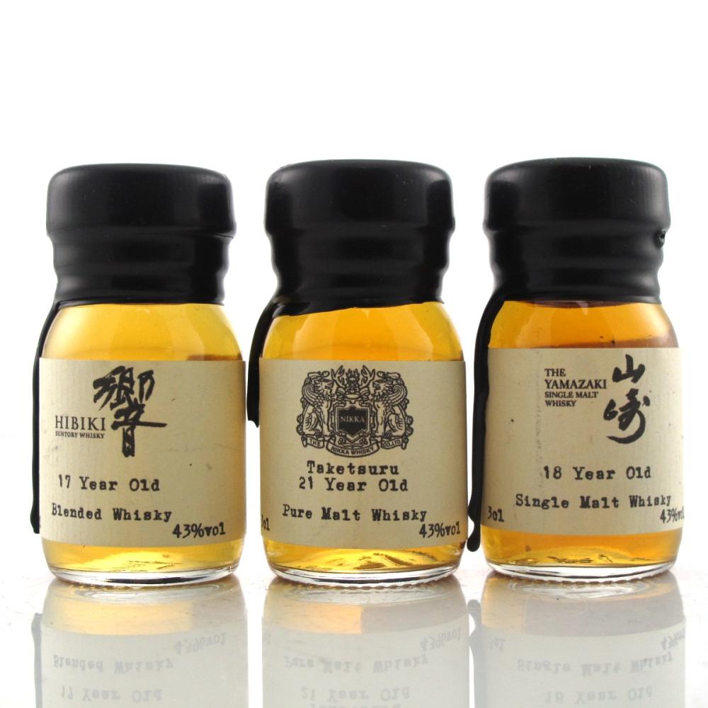 Japanese Drinks by the Dram Miniatures 3 x 3cl
