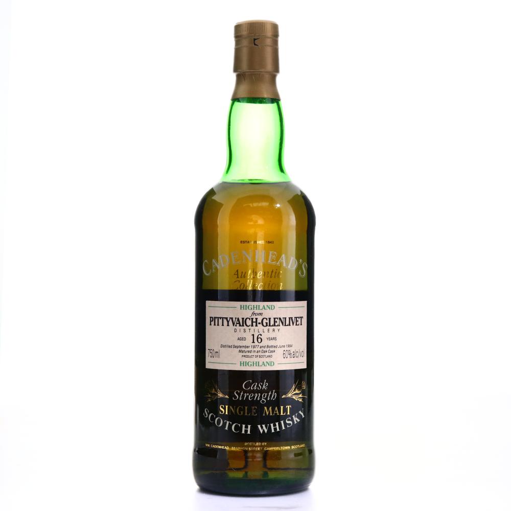 Pittyvaich 1977 Cadenhead's 16 Year Old 75cl / US Import