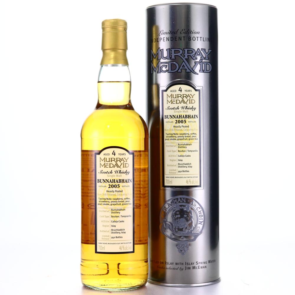 Bunnahabhain 2005 Murray McDavid 4 Year Old Heavily Peated