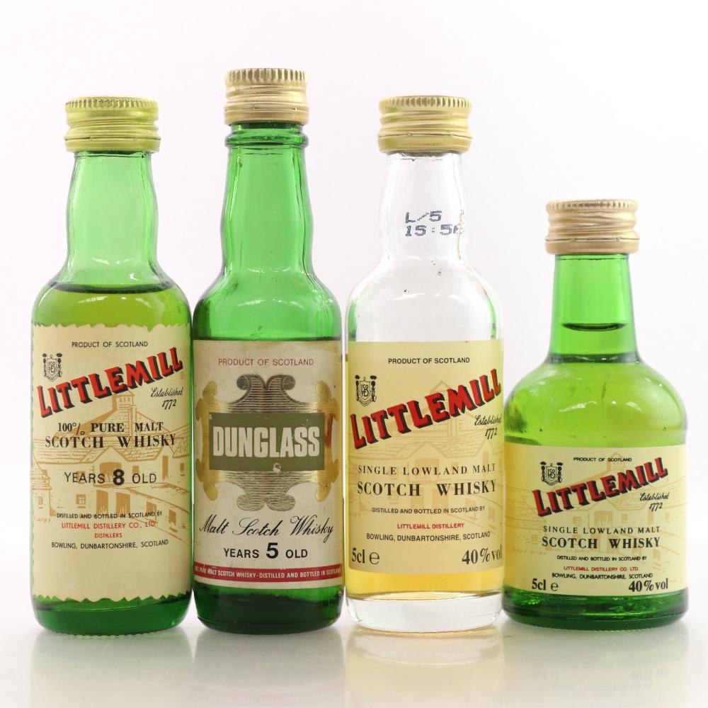 Littlemill Miniature Selection x 4 / includes Dunglass