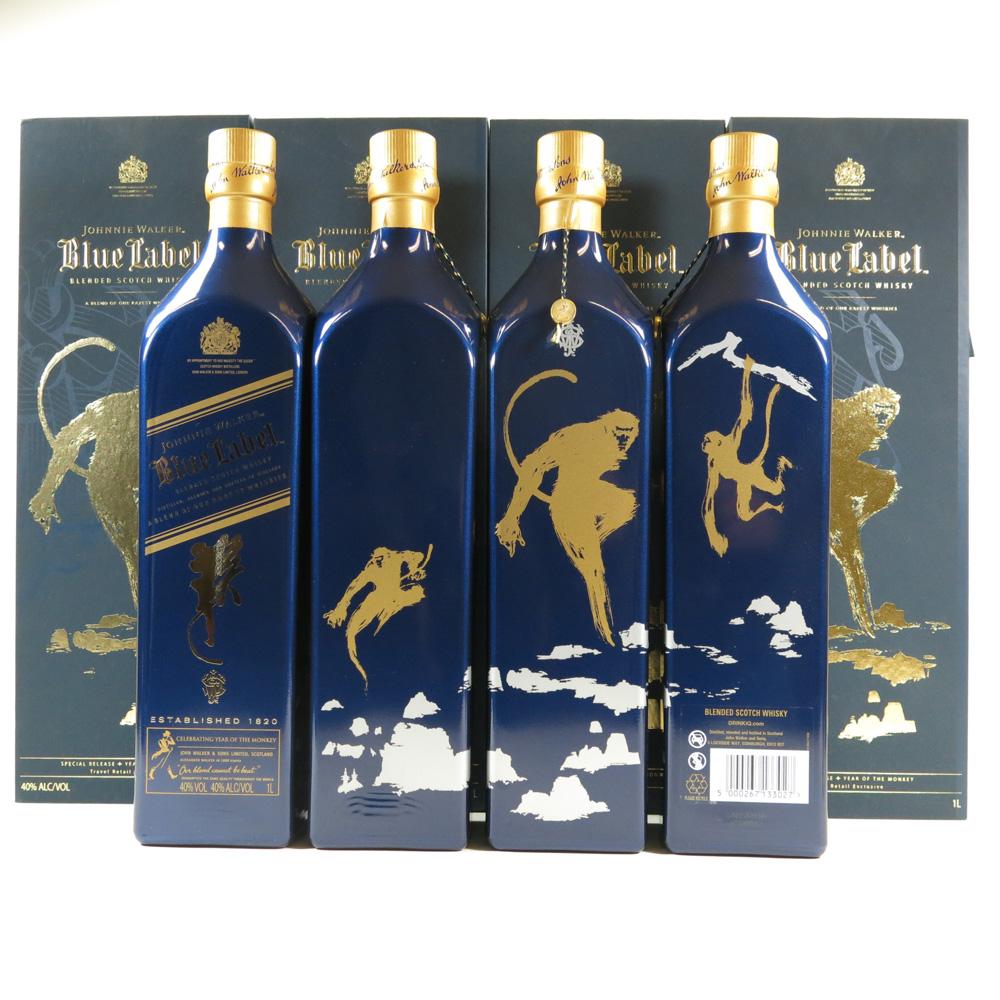 Johnnie Walker Blue Label Year of the Monkey Taiwan 4 x 1 Litre