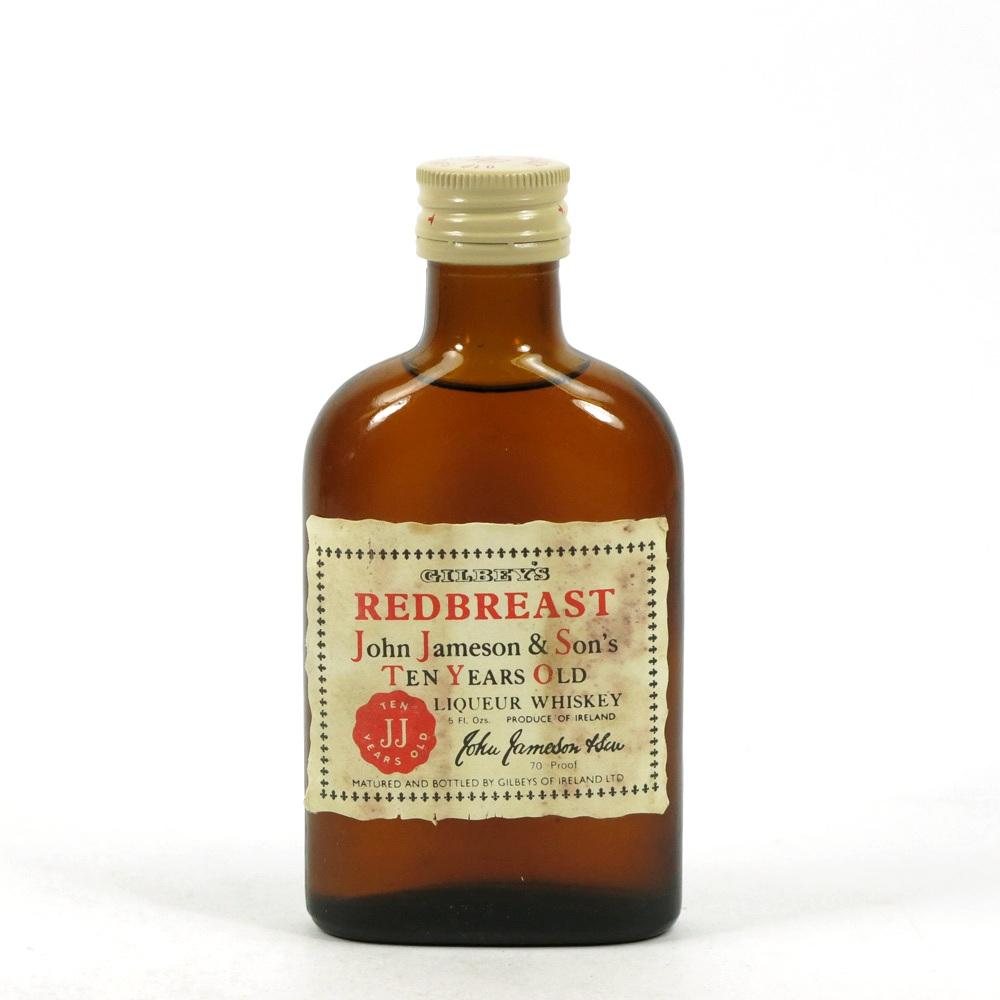 Redbreast 10 Year Old 1960s 5 Fl Ozs
