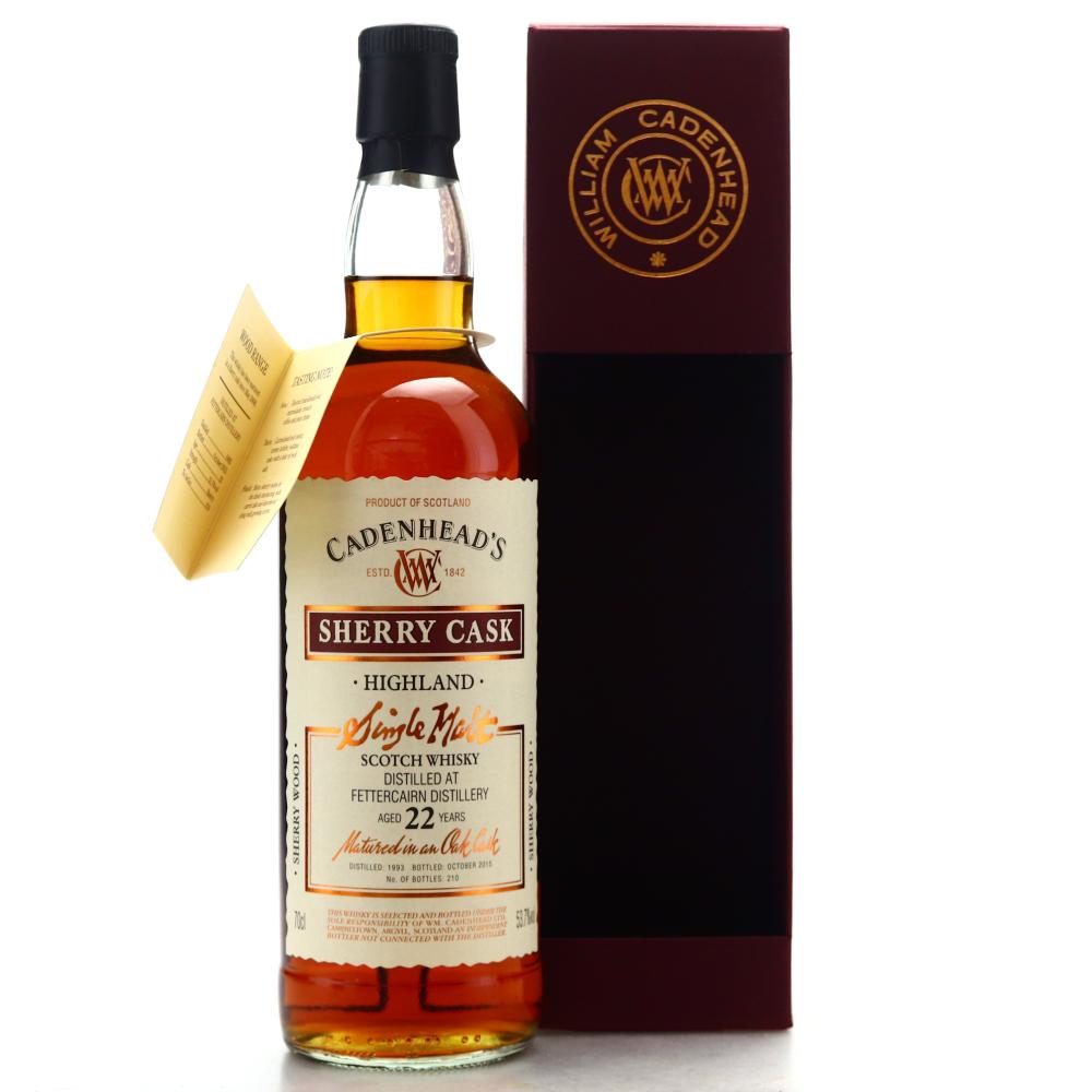 Fettercairn 1993 Cadenhead's 22 Year Old Sherry Cask