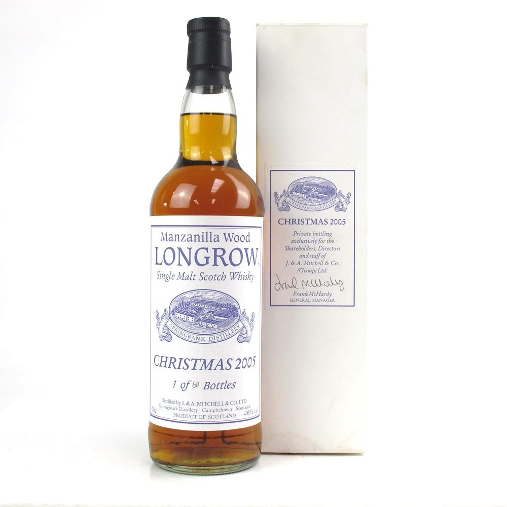Longrow Manzanilla Christmas 2005