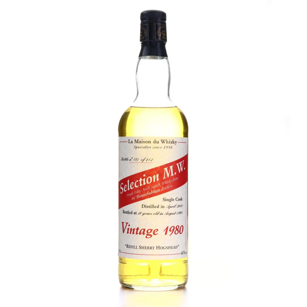 Bunnababhain 1980 Selection MW 18 Year Old
