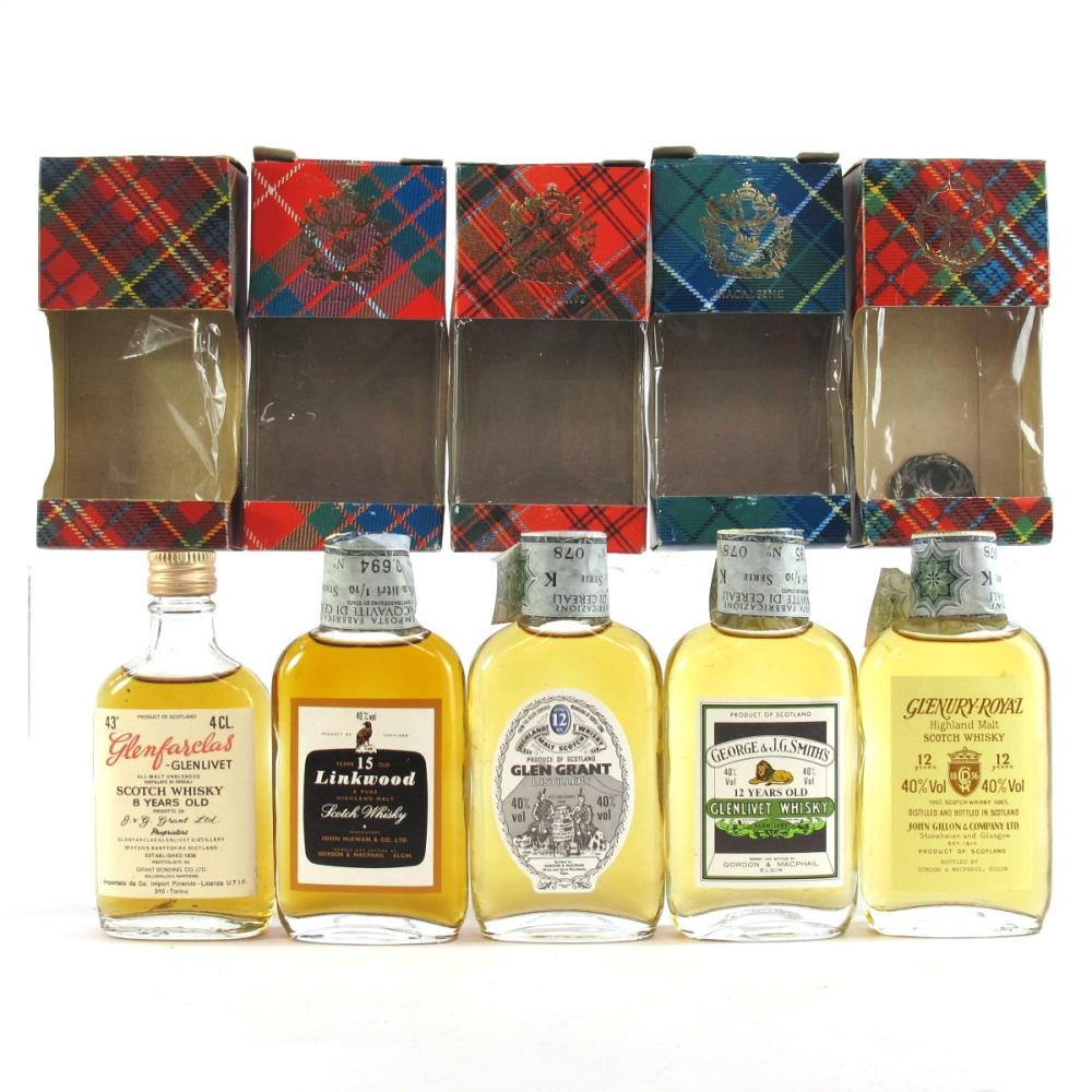 Gordon and MacPhail Miniatures x 5 1970s/80s