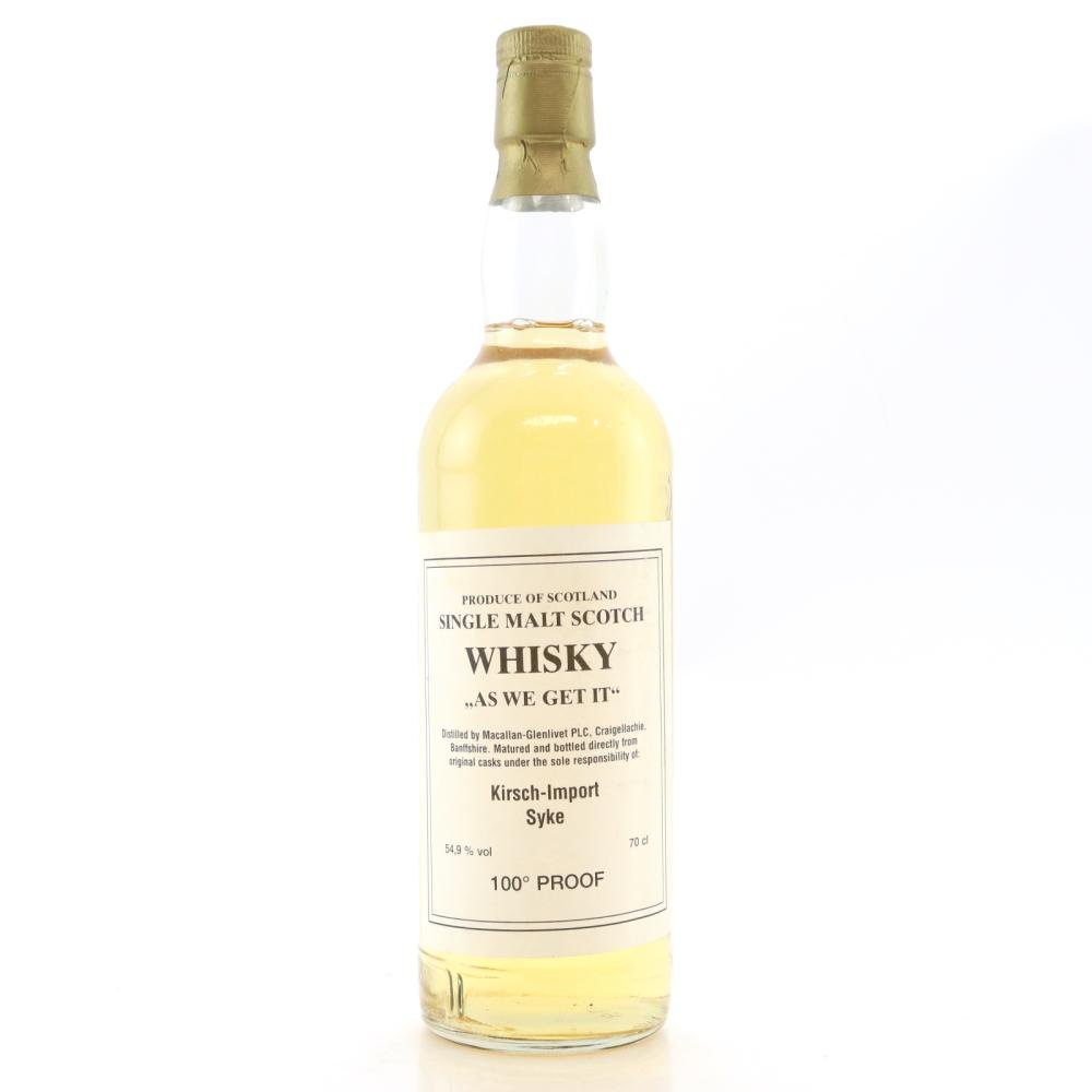 Macallan 1988 As We Get It