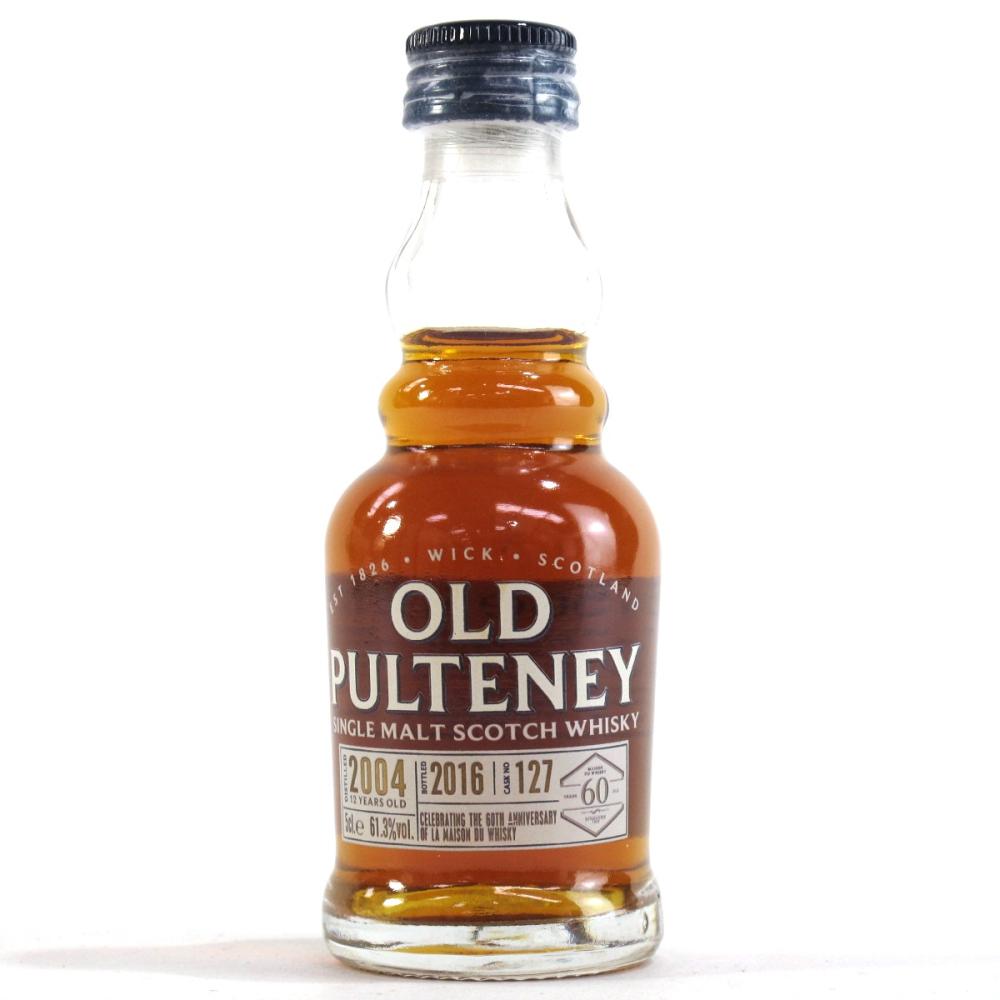 Old Pulteney 2004 Single Cask 12 Year Old #127 Miniature 5cl / 60th Anniversary LMDW