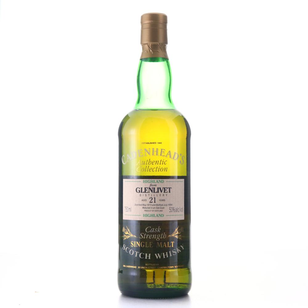 Glenlivet 1973 Cadenhead's 21 Year Old 75cl / US Import