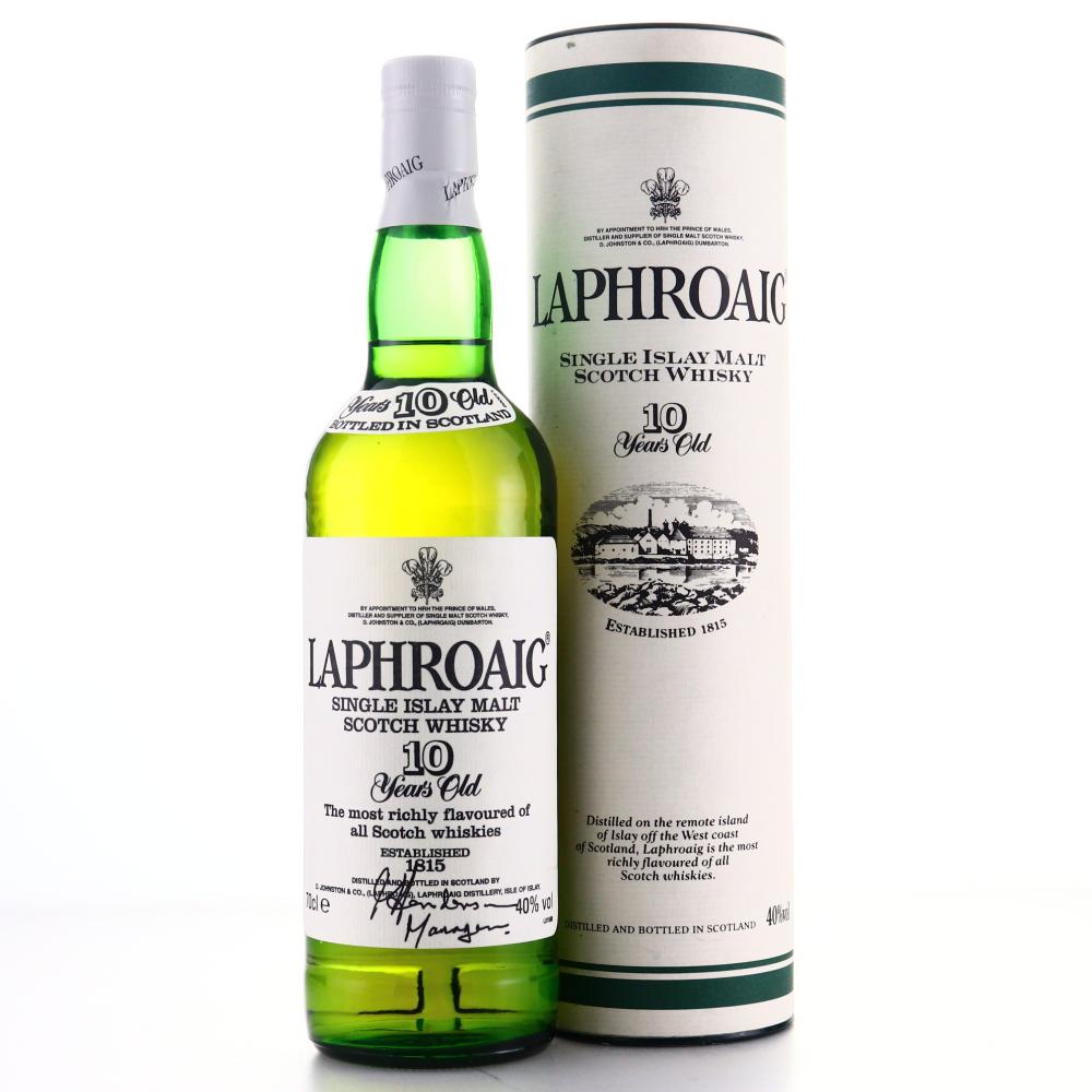 Laphroaig 10 Year Old / Signed by Iain Henderson