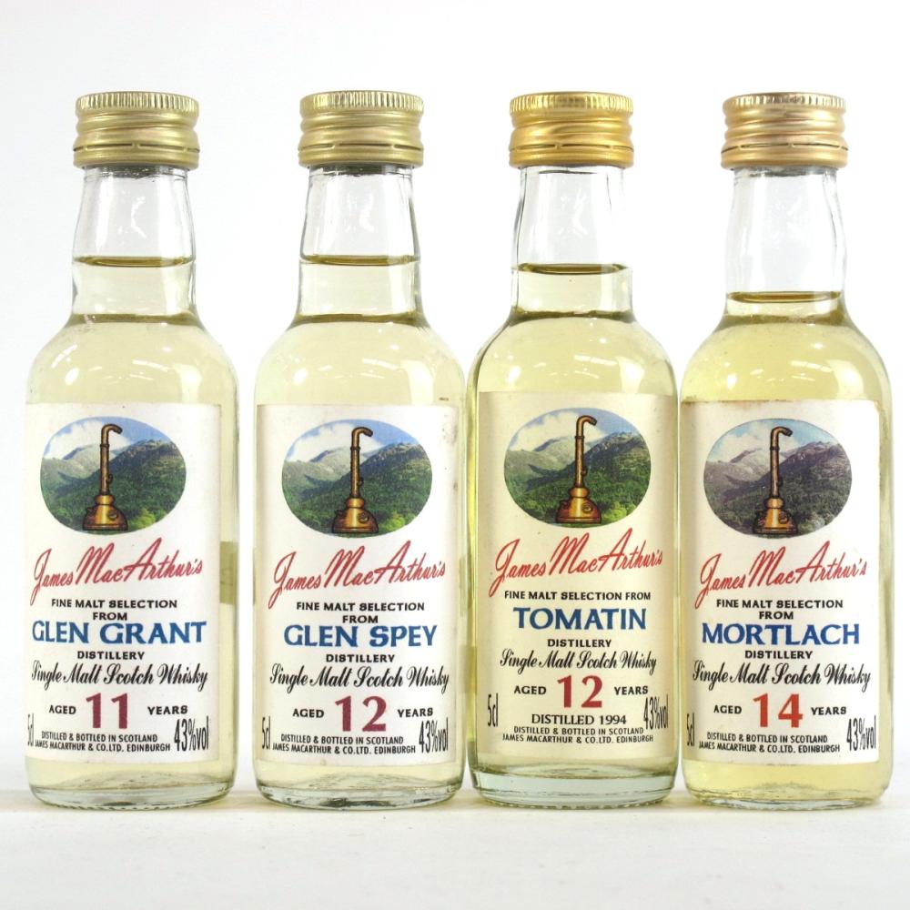 James MacArthur Miniature 4 x 5cl / including Mortlach