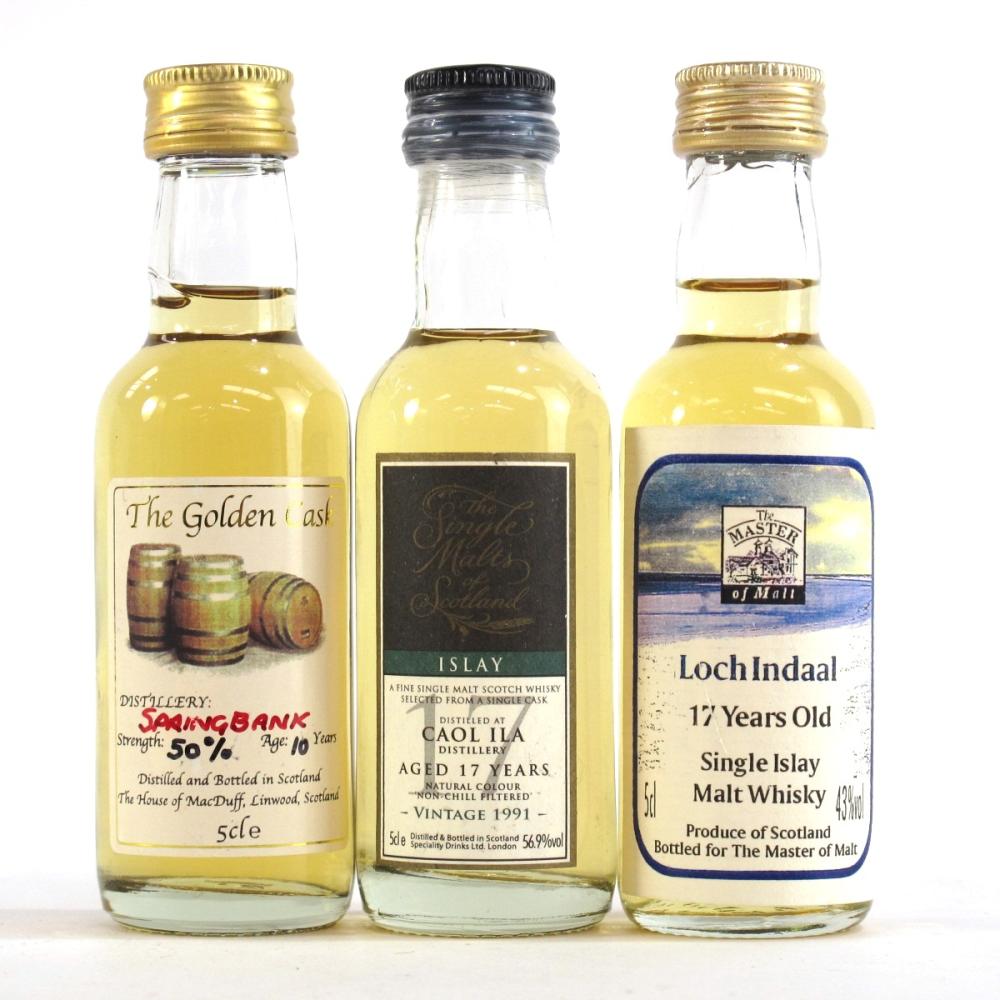 Caol Ila, Lochindaal & Springbank Miniatures 3 x 5cl